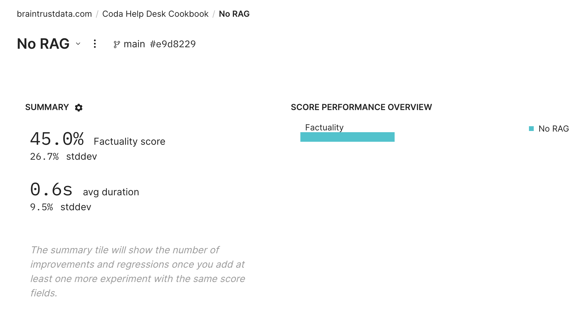 Baseline eval